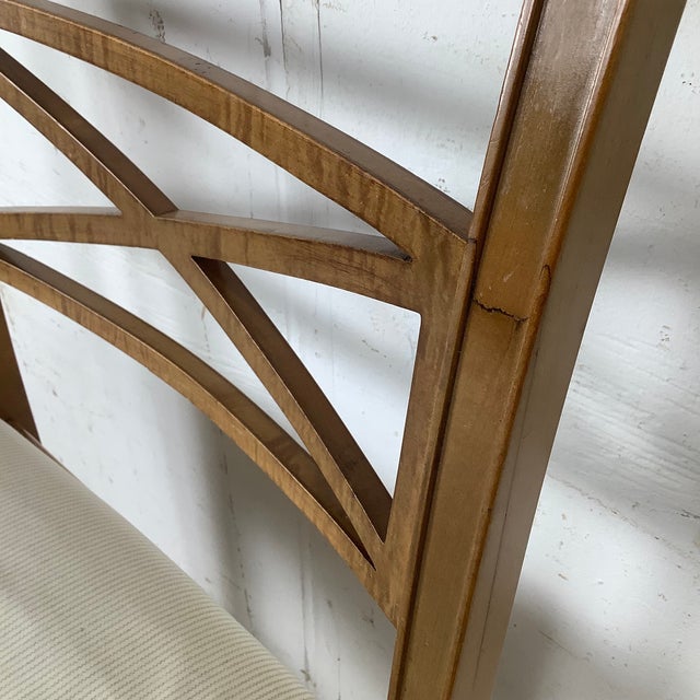 Vintage Neoclassical Revival Style X-Back Side Chair For Sale - Image 11 of 12