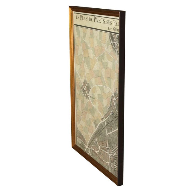 French Vintage Paris Maps in Eight Parts For Sale - Image 3 of 4