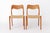 Brown Vintage Danish Model 71 Dining Chairs from J.L. Møllers, 1960s, Set of 6 For Sale - Image 8 of 18