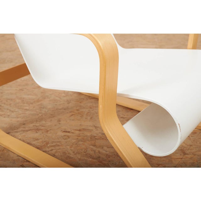 Model 41 Lounge Chair in Bent Birch and Plywood by Alvar Aalto, 2002 For Sale - Image 6 of 12