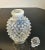 Wood Vintage Fenton Perfume Bottle Hobnail Opalescent White For Sale - Image 7 of 9
