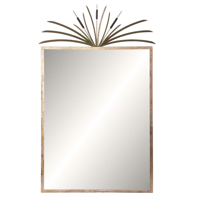 The handcrafted Cat Tail Mirror is quintessential Lowcountry. Beautiful, artisnally-made grass sits on top of a...
