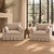 Parisian Chair Slip Covered in Belgian Linen- Oyster For Sale - Image 9 of 9