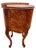 Brown Vintage French Bombe Bedside Cabinet Nightstand Drum Table Concealed Drawers For Sale - Image 8 of 13