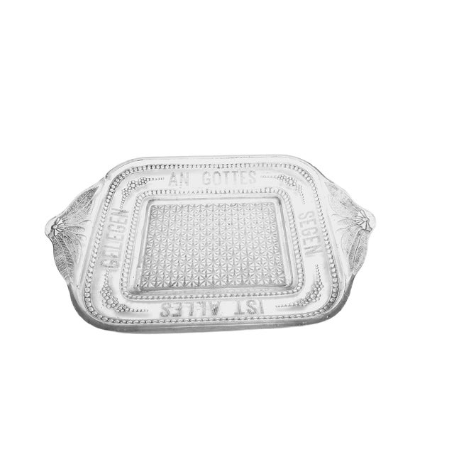 Tray from Ząbkowice Glassworks, Poland, 1900s, in Very Good conditions. Designed 1970 to 1979 This piece is attributed to...