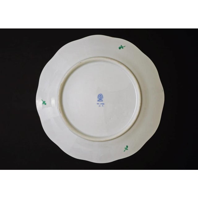 White Late 20th Century Herend Porcelain Sabina Vert SABV Cup Saucer Plate Set- 3 Pieces For Sale - Image 8 of 9