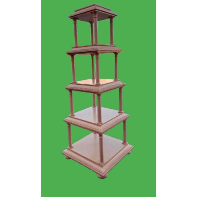 Mid 20th Century Michael Taylor for Baker Furniture Stately Homes Collection Étagère Circa 1960s For Sale - Image 5 of 9