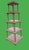 Mid 20th Century Michael Taylor for Baker Furniture Stately Homes Collection Étagère Circa 1960s For Sale - Image 5 of 9