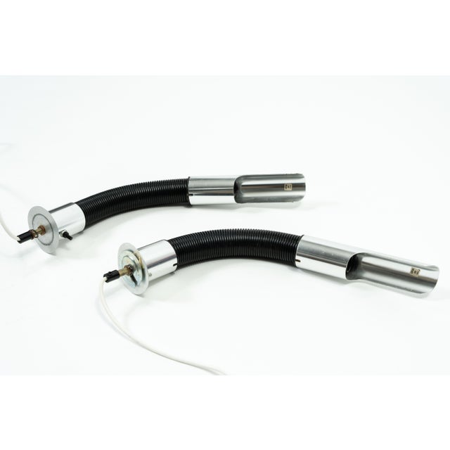 Table Spotlights with Flexible Arms from Targetti Sankey, Italy, 1960s For Sale - Image 3 of 5