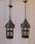 Mid 20th Century Early 20th-Century French Iron Lanterns - Set of Four For Sale - Image 5 of 12