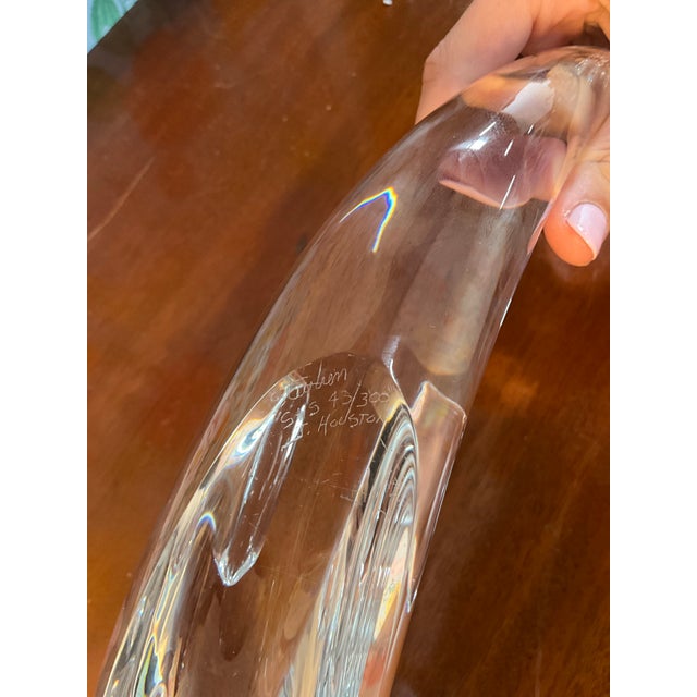 Late 20th Century Steuben Crystal Salmon 43/300 For Sale In Dallas - Image 6 of 7