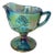 1970s Indiana Harvest Grape Blue Carnival Glass Creamer For Sale