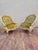 Green Hollywood Regency French Carved Tufted Back Lounge Chairs - Pair For Sale - Image 8 of 11