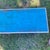 Wood Child’s Blue and White Pine Bench Made From Reclaimed Wood For Sale - Image 7 of 7