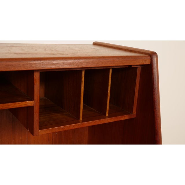 Vintage Teak Secretaire by Arne Wahl Iversen For Sale - Image 16 of 18