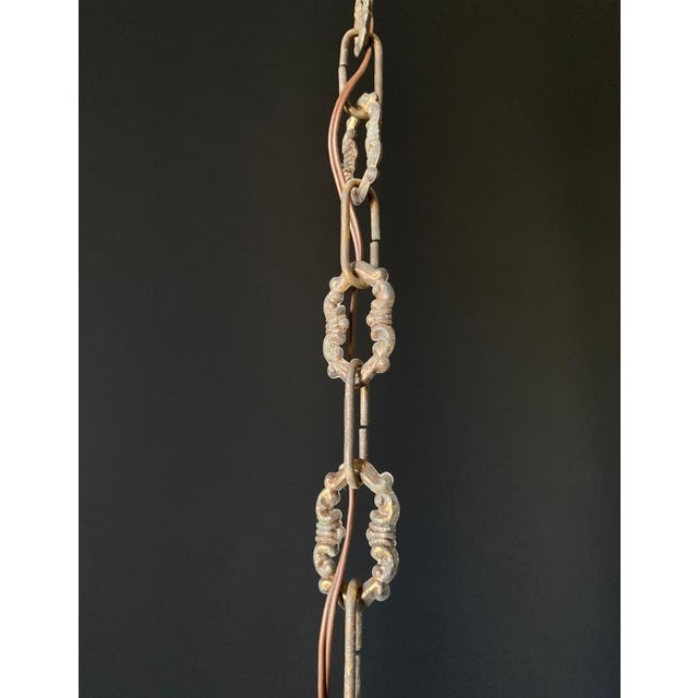 Vintage Brass Chandelier, 1960s For Sale - Image 13 of 14