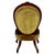 Gold 19th Century Victorian Walnut Armchair For Sale - Image 8 of 13