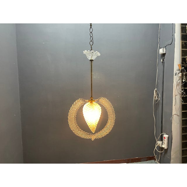 Murano Glass Pendant from Ercole Barovier, Italy, 1950s For Sale - Image 10 of 18