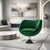 Emerald Green Bubble Chair For Sale - Image 10 of 11
