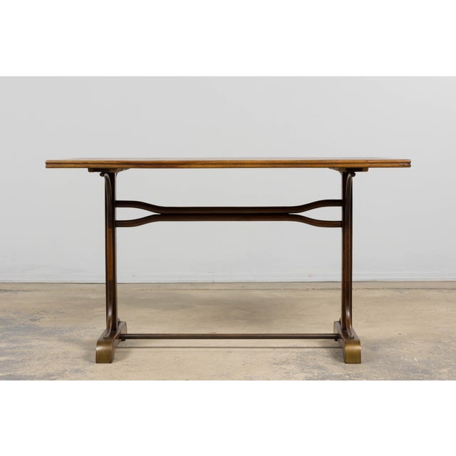French Thonet Style Bentwood Bistro Dining Table For Sale - Image 4 of 16