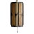Vintage Mid-Century Modern Cork Panel Hanging Light For Sale