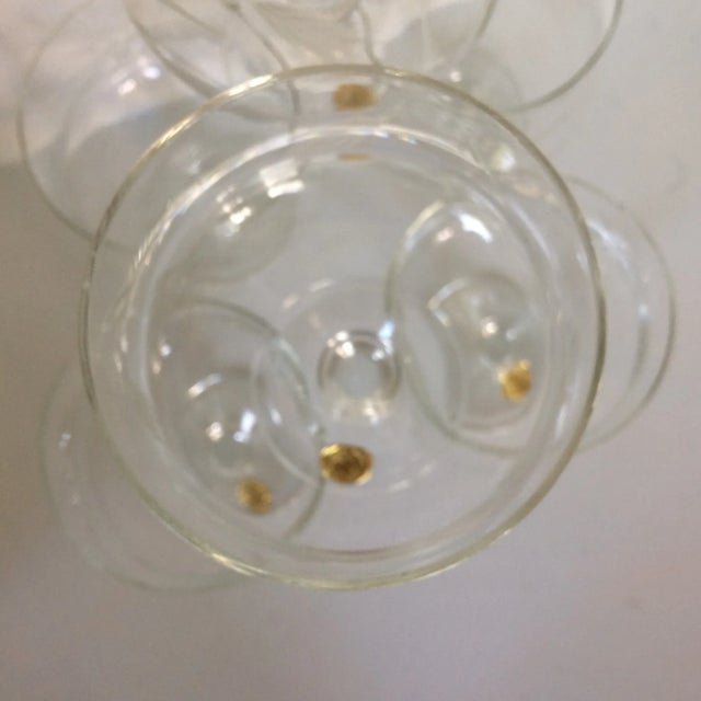 Sasaki Noritaki Wheat Pattern Crystal Brandy Cocktail Glasses - Set of 6 For Sale - Image 9 of 13