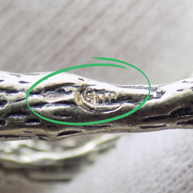 Metal Vintage Italian Handmade Genuine Silver Rare Deer Solid Figurine Detailed Sculpture For Sale - Image 7 of 9