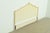 Kindel Furniture Kindel Furniture French Provincial Louis XV Cream Lacquered Parcel Gilt King Size Headboard, Circa 1960s For Sale - Image 4 of 9