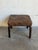 Brown Leather Patchwork Square Ottoman Danish Mid-Century Modern 1970s For Sale In Los Angeles - Image 6 of 10