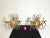 Gold Midcentury French Crystal Sconces - a Pair For Sale - Image 8 of 14