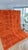 2020s Terracotta Orange Carved Wool Moroccan Beni Mrirt Rug For Sale - Image 5 of 15
