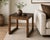 Mid-Century Modern Vintage Mid-Century Modern Architectural Cube End Table in Tobacco Walnut For Sale - Image 3 of 3