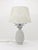 Hollywood Regency White Pineapple Table Lamp from Tommaso Barbi, Italy, 1970s For Sale - Image 6 of 18