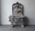 Aged Cast Stone Lions Head Wall Spitting Garden Fountain For Sale - Image 4 of 14