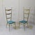 Mid-Century Modern Brass Chiavari Chairs by Gaetano Descalzi, 1950s, Set of 2 For Sale - Image 3 of 9