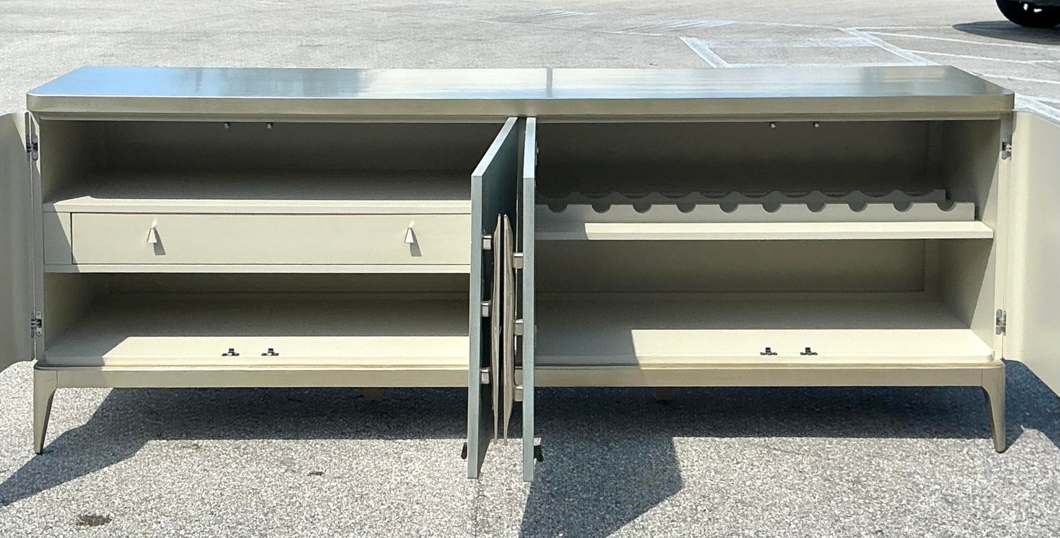 Vintage Caracole Leaf Credenza - Side view