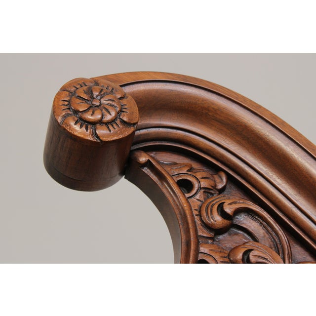 Henkel Harris Walnut Secretary Blind Door Desk For Sale - Image 13 of 18