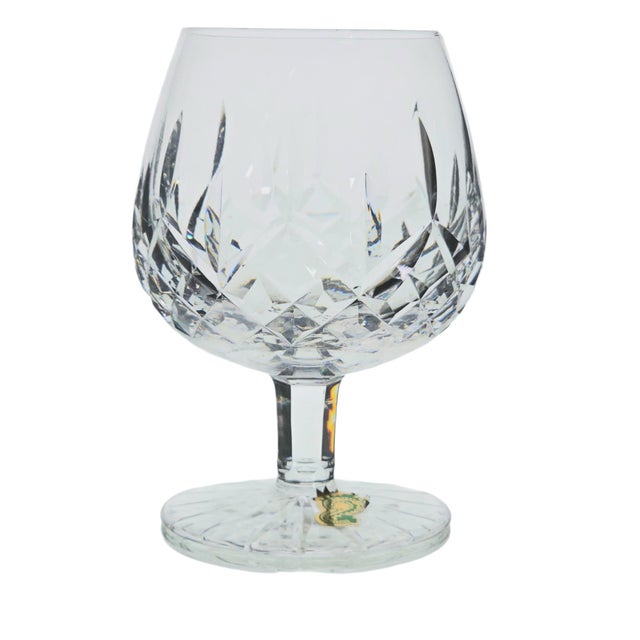 Victorian Late 20th Century Waterford Lismore Crystal Brandy Glass Snifter For Sale - Image 3 of 8