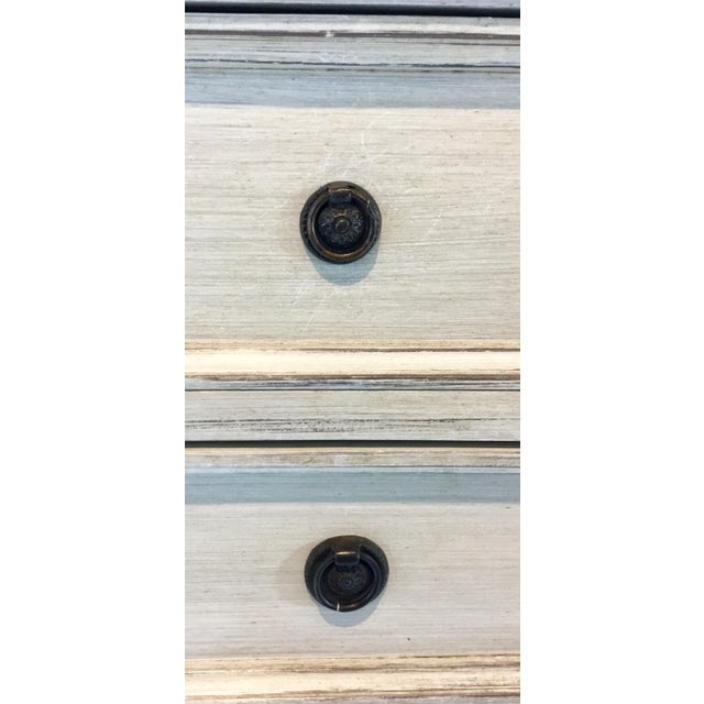 Seven Drawer Light Gray And Cream Chest Of Drawers Chairish