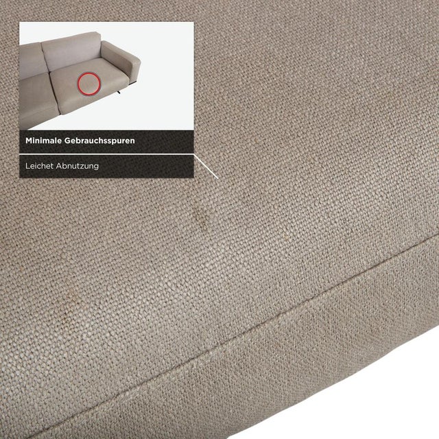 Soft Dream Fabric Corner Sofa Beige Cream Sofa by Antonio Citterio for Flexform For Sale - Image 10 of 18
