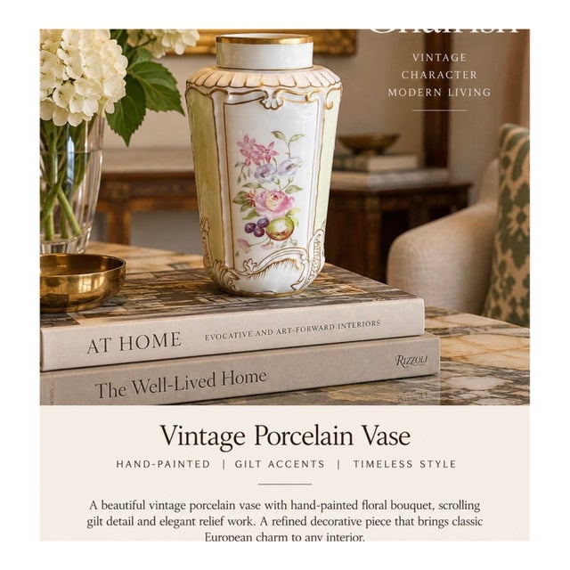 1920s Rococo Tea Caddy/Vase For Sale