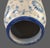 Vintage Pottery Blue & White Hand Painted Floral 17.5'' Tall Floor Table Vase For Sale - Image 11 of 13