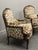 Louis XV Style Armchairs in Giraffe Velvet Upholstery, France, 1950s, Set of 2 For Sale - Image 9 of 16