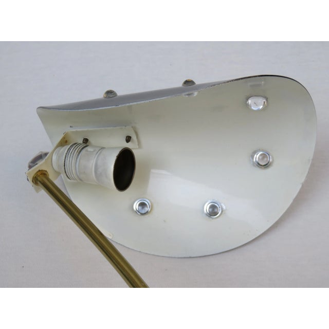 Italian Brass, Black Lacquered Aluminum and Glass Bead Sconces, 1950s, Set of 2 For Sale - Image 15 of 18