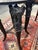 Black Marble Top & Metal Based End Table With Elephant Motif For Sale - Image 8 of 12