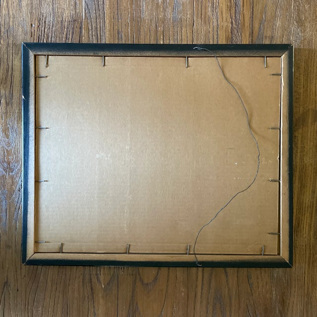 Mid 20th Century 1956 Abstract Floral Still Life Drawing by Bess Patteson, Framed For Sale - Image 5 of 6