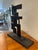 1970s Abstract Sculpture in Welded Steel Iron & Wood For Sale In West Palm - Image 6 of 10