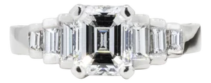 Late 20th Century 1.51 Carat F VS2 EC GIA Ring, Size 5