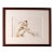Natalie Huddled - Original Nude Ink Figure Drawing by Contemporary Artist Michelle Arnold Paine For Sale