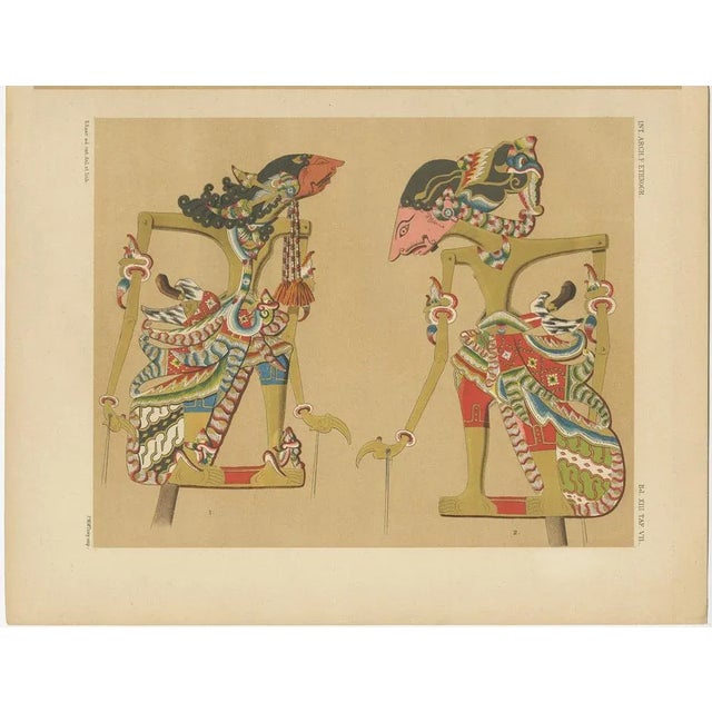 Juynboll, Wayang Puppets, 1900, Prints, Set of 10 For Sale - Image 6 of 12